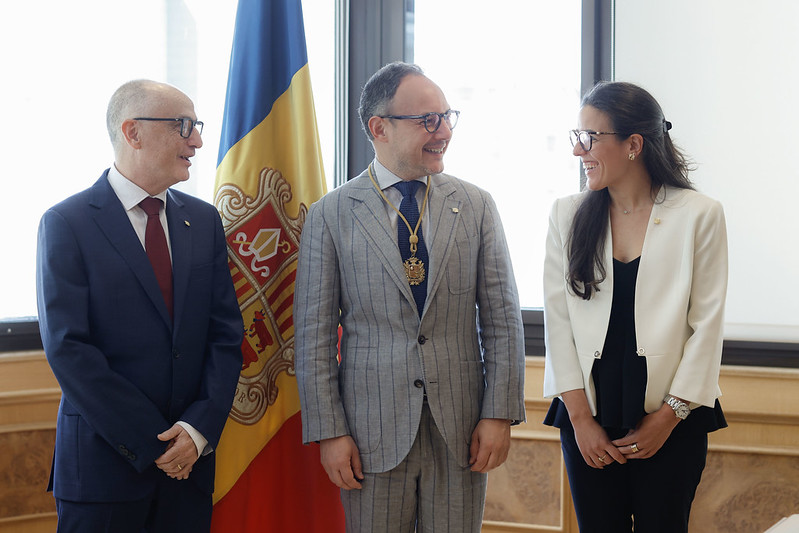 Acte de jurament de la secretària d'Estat d'Afers Financers Internacionals.