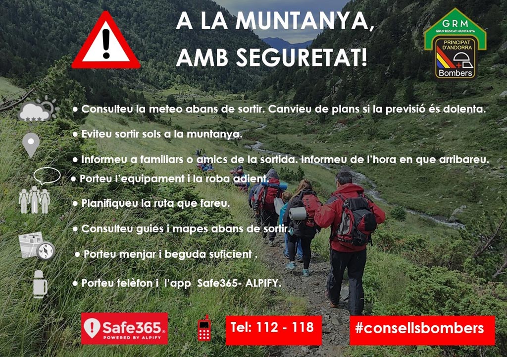 A la muntanya, amb seguretat!