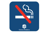 Rètol prohibit fumar Gran