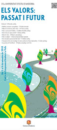 Portada 35a Universitat d'Estiu d'Andorra Els valors: Passat i futur