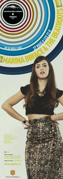 Cartell Marina BBFace & The Beatroots