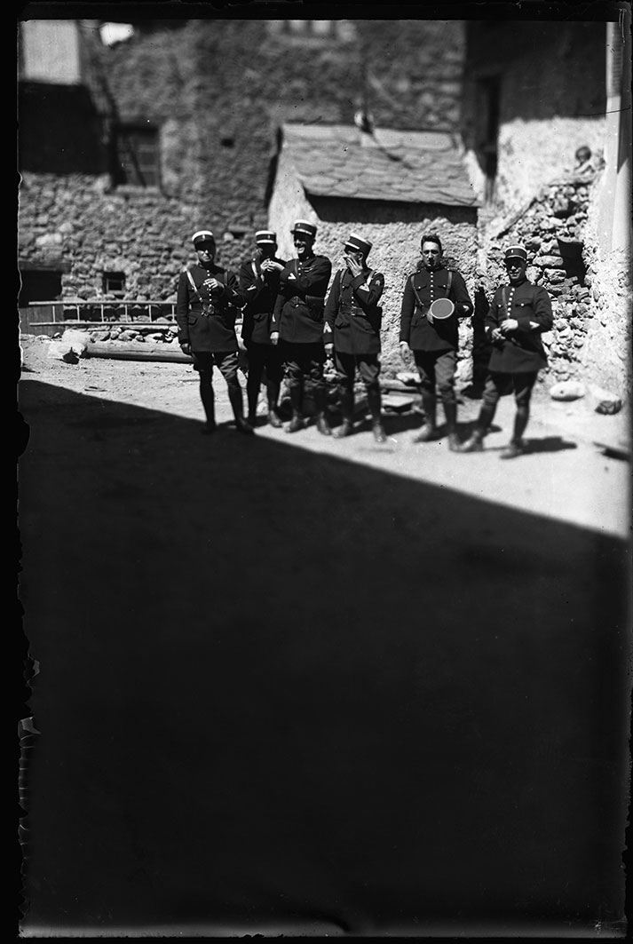 FGP_0296: Grup de gendarmes a Andorra la Vella