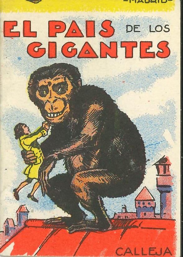 El país de los gigantes (núm. 70, sèrie IV). Adaptació del text de Jonathan Swift Els viatges de Gulliver. Sense especificar-ho al document.  