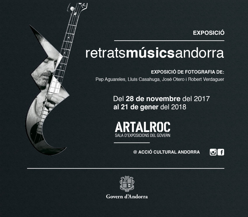 Cartell exposició retratsmúsicsandorra