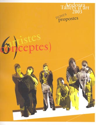 Portada catàleg 6 artistes 6 conceptes 2003