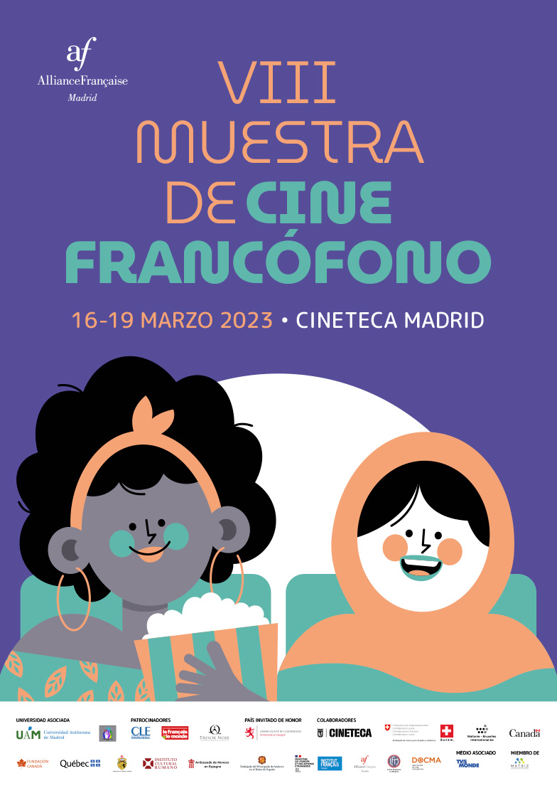 Muestra de Cine francófono Cartel digital