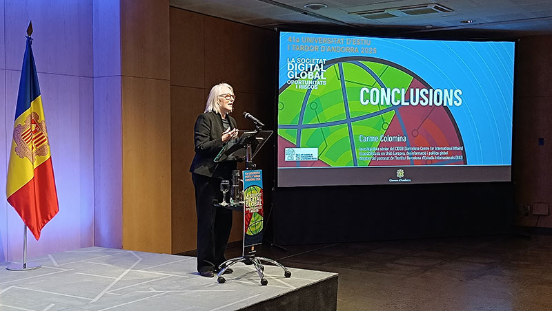 Conclusions: Carme Colomina, moderadora