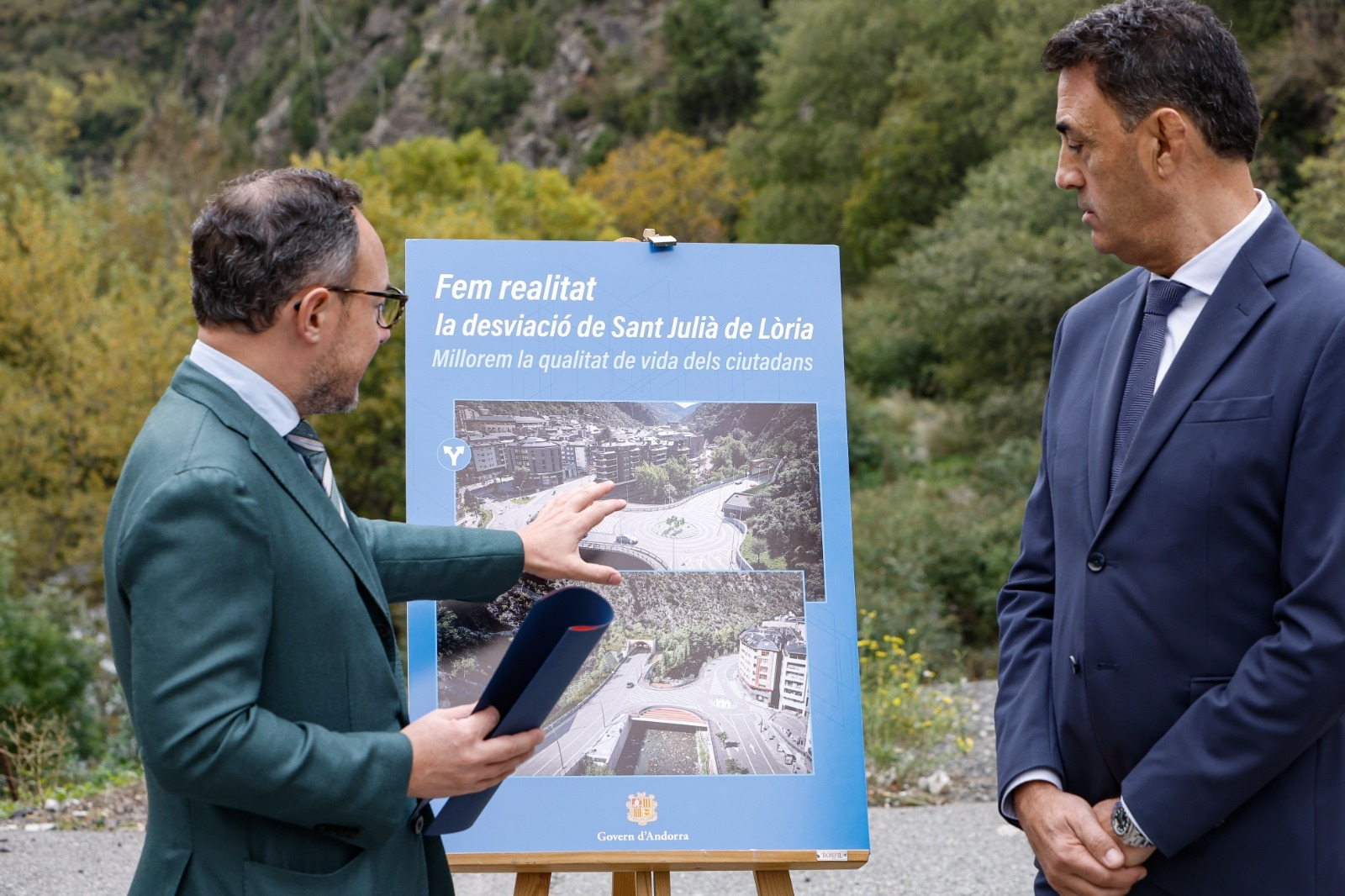 Comencen les obres del túnel de Rocafort, que completarà la desviació de Sant Julià de Lòria perquè sigui una realitat a l’hivern 2026-2027