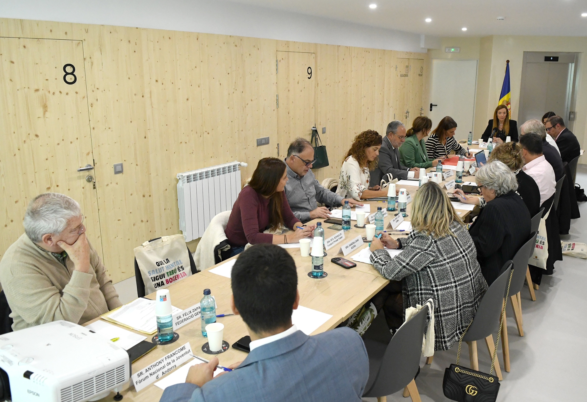 Mas comparteix amb la Taula nacional de salut mental i addiccions els avenços en els pisos de suport del Solà d’Enclar