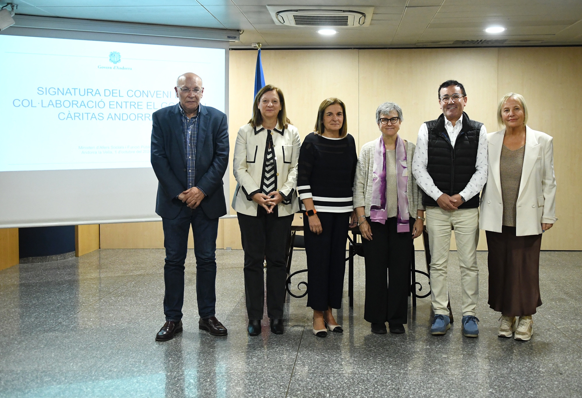 Afers Socials aportarà 27.000 euros anuals a Càritas Andorrana per finançar el conjunt de programes i projectes de l’entitat