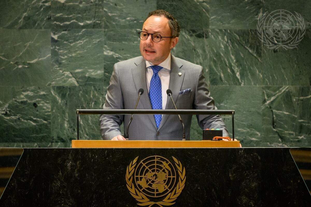 Xavier Espot davant l’Assemblea General de les Nacions Unides: “Cal una crida urgent per arribar a un dels objectius més nobles de la política, la pau”
