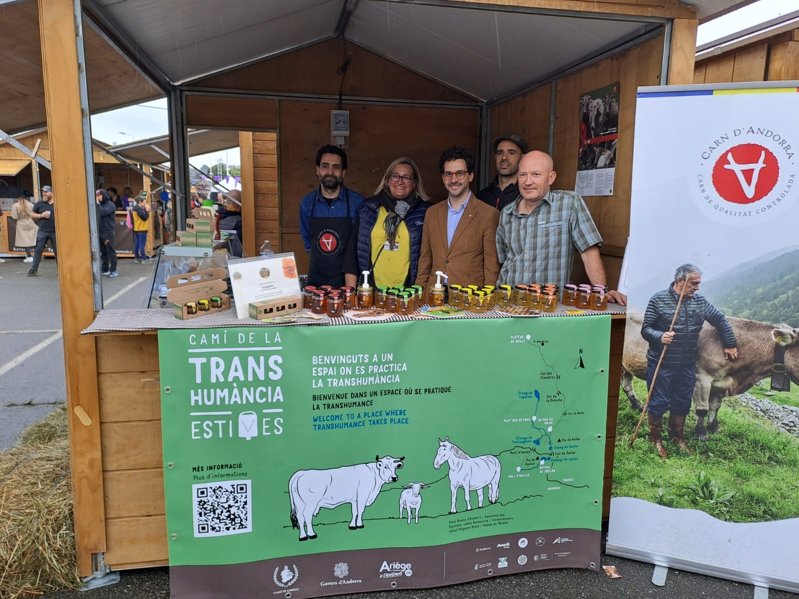 El Govern acompanya la participació dels productes locals a la fira agrària i ramadera ‘Les Pyrénéennes’