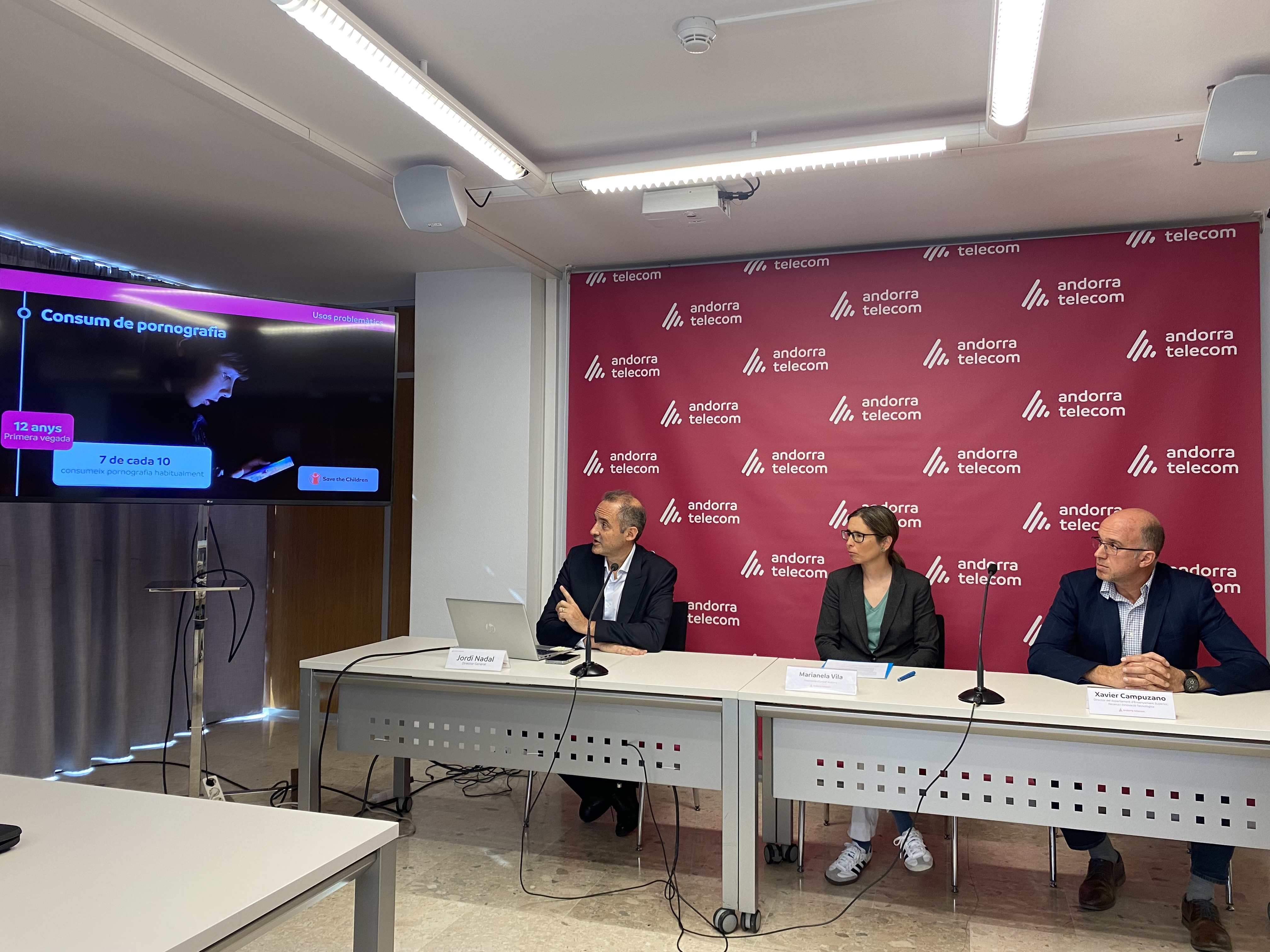 Andorra Telecom presenta un servei per protegir l’accés a Internet de certs  continguts nocius pels joves