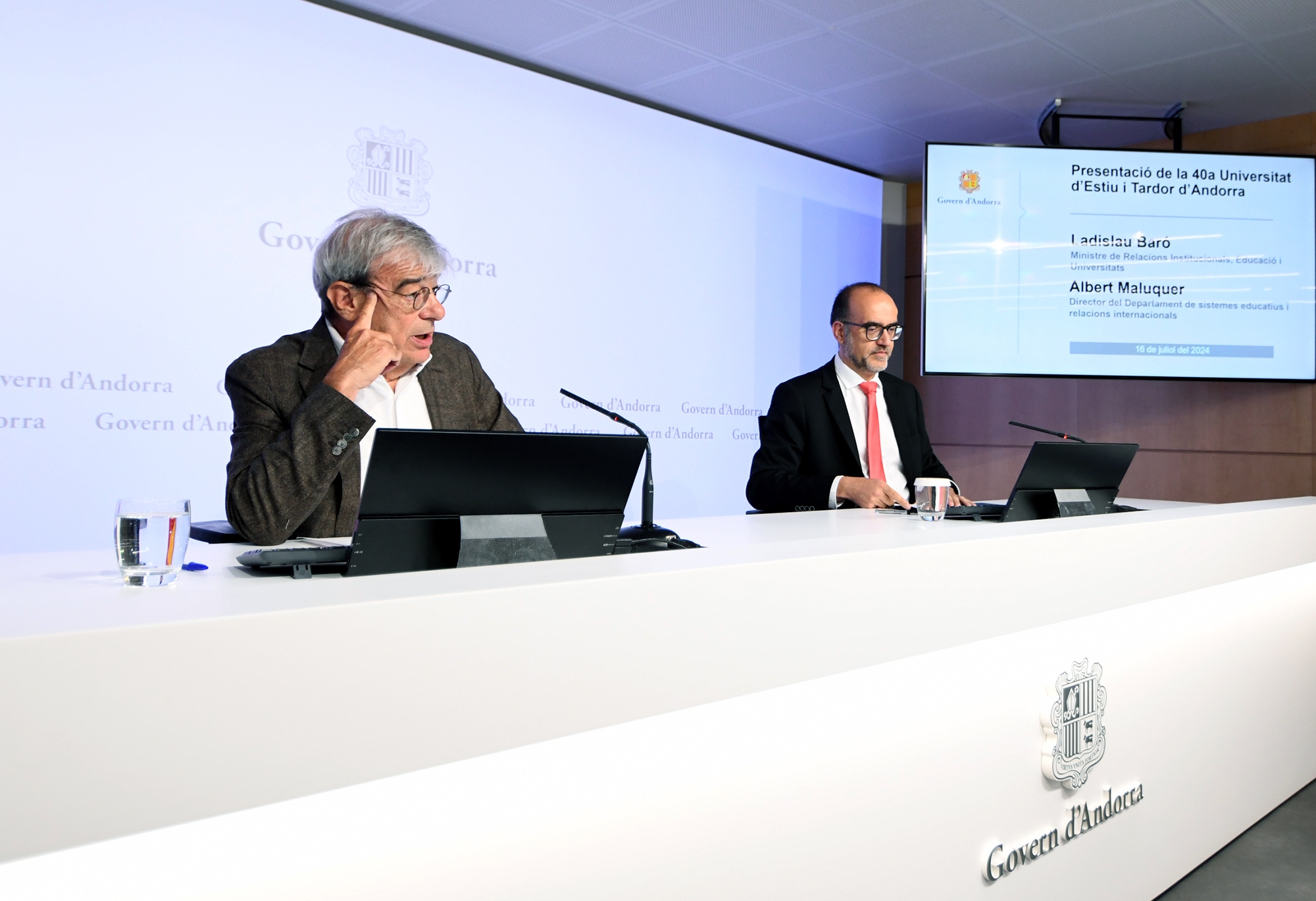 La Universitat d’Estiu i Tardor d’Andorra celebra la 40a edició amb la humanitat i l’evolució de la vida com a eix central