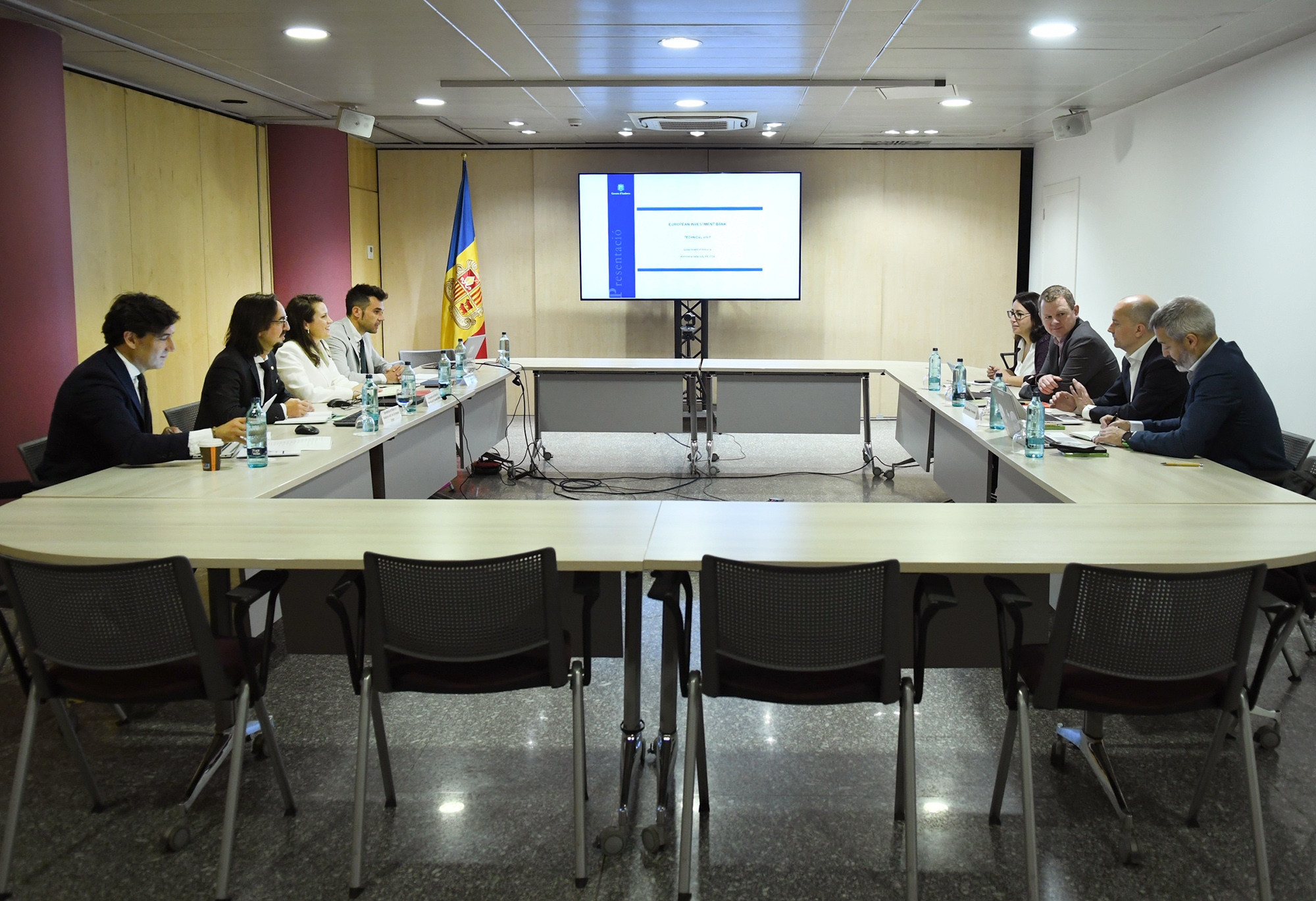Segona visita tècnica del Banc Europeu d’Inversions per avaluar els projectes susceptibles de rebre finançament