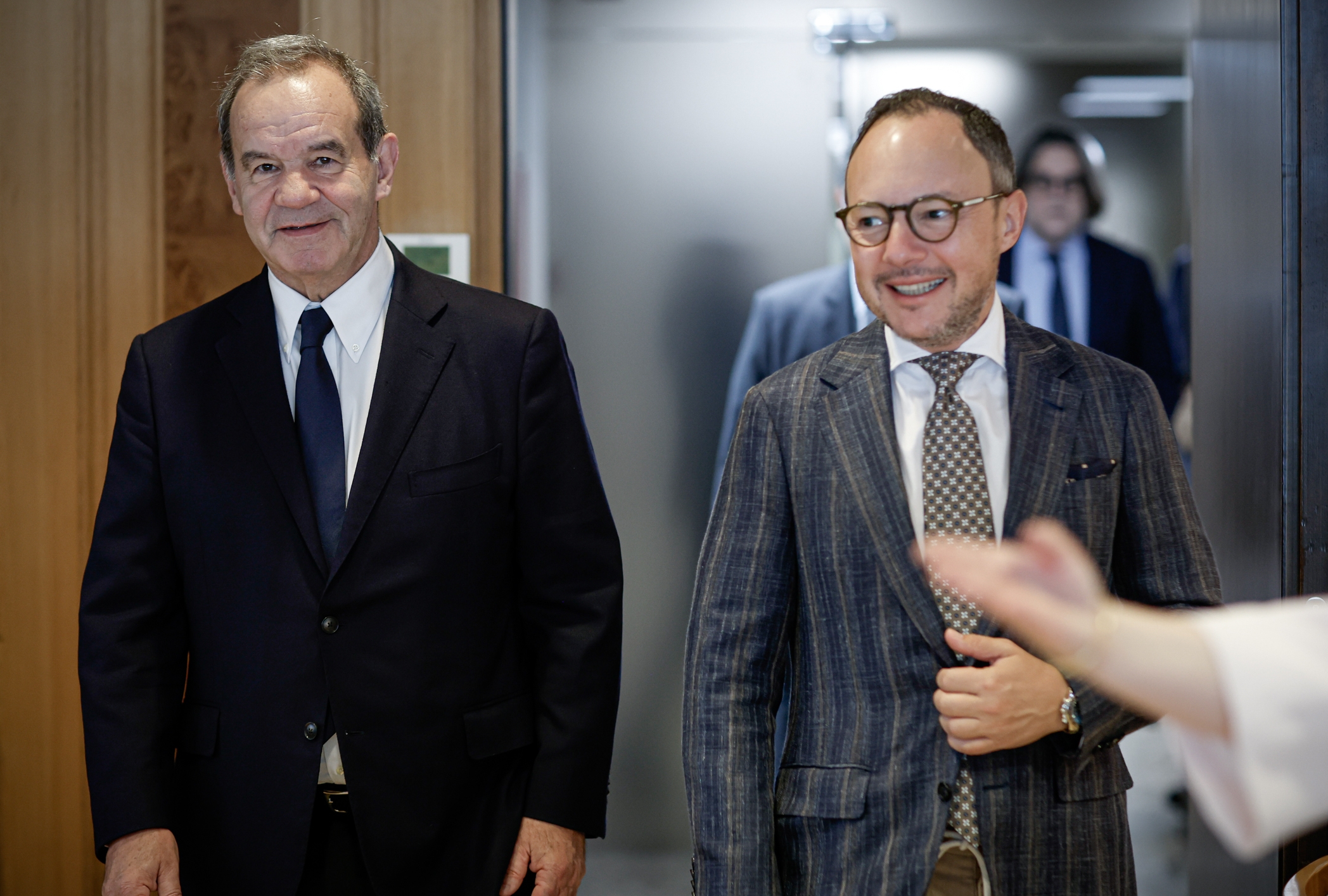 Xavier Espot es reuneix amb el secretari general iberoamericà, Andrés Allamand, prèviament a la celebració del primer Fòrum digital a Andorra