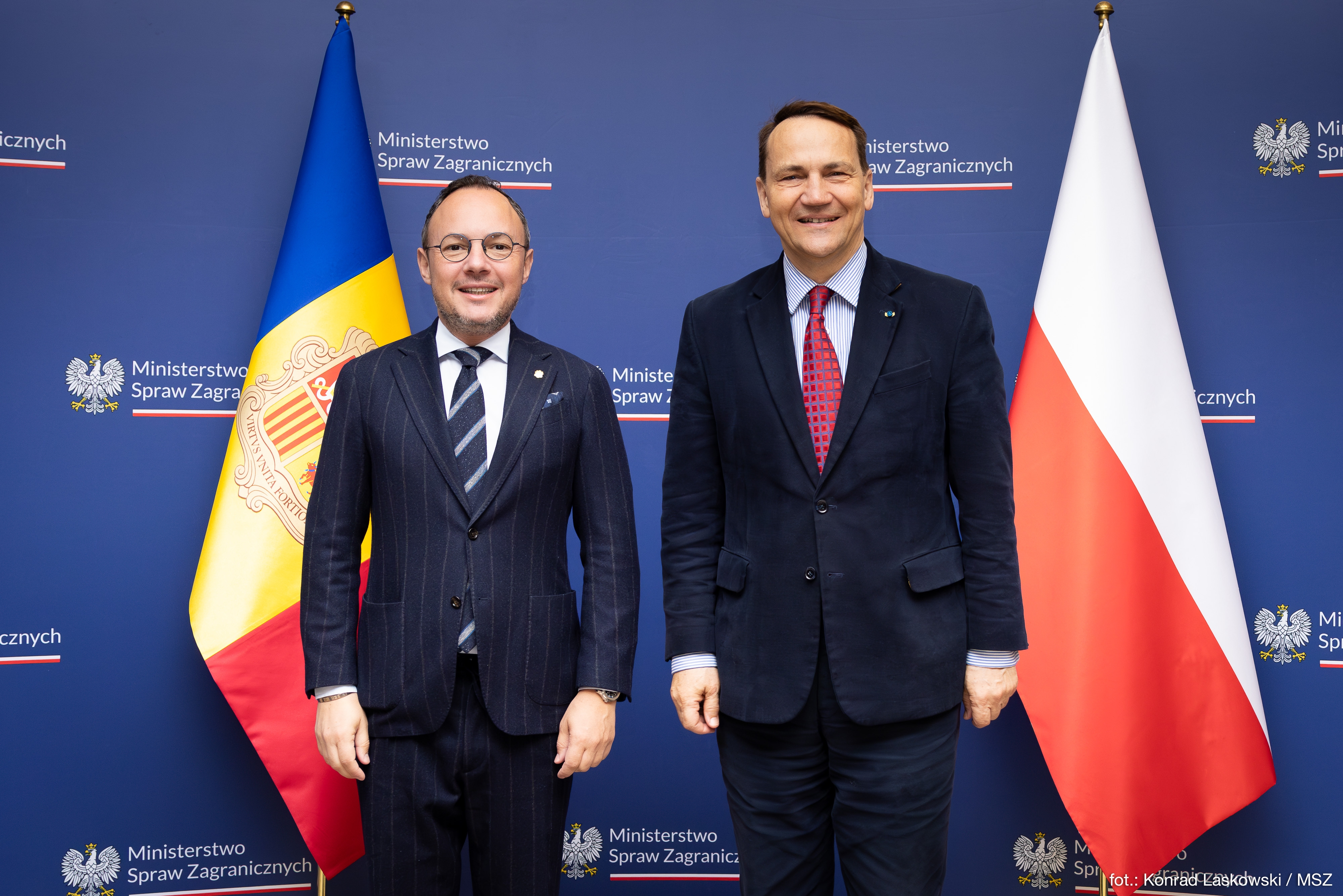 El cap de Govern i el ministre d’Afers Exteriors de Polònia tracten l’aproximació d’Andorra a la UE
