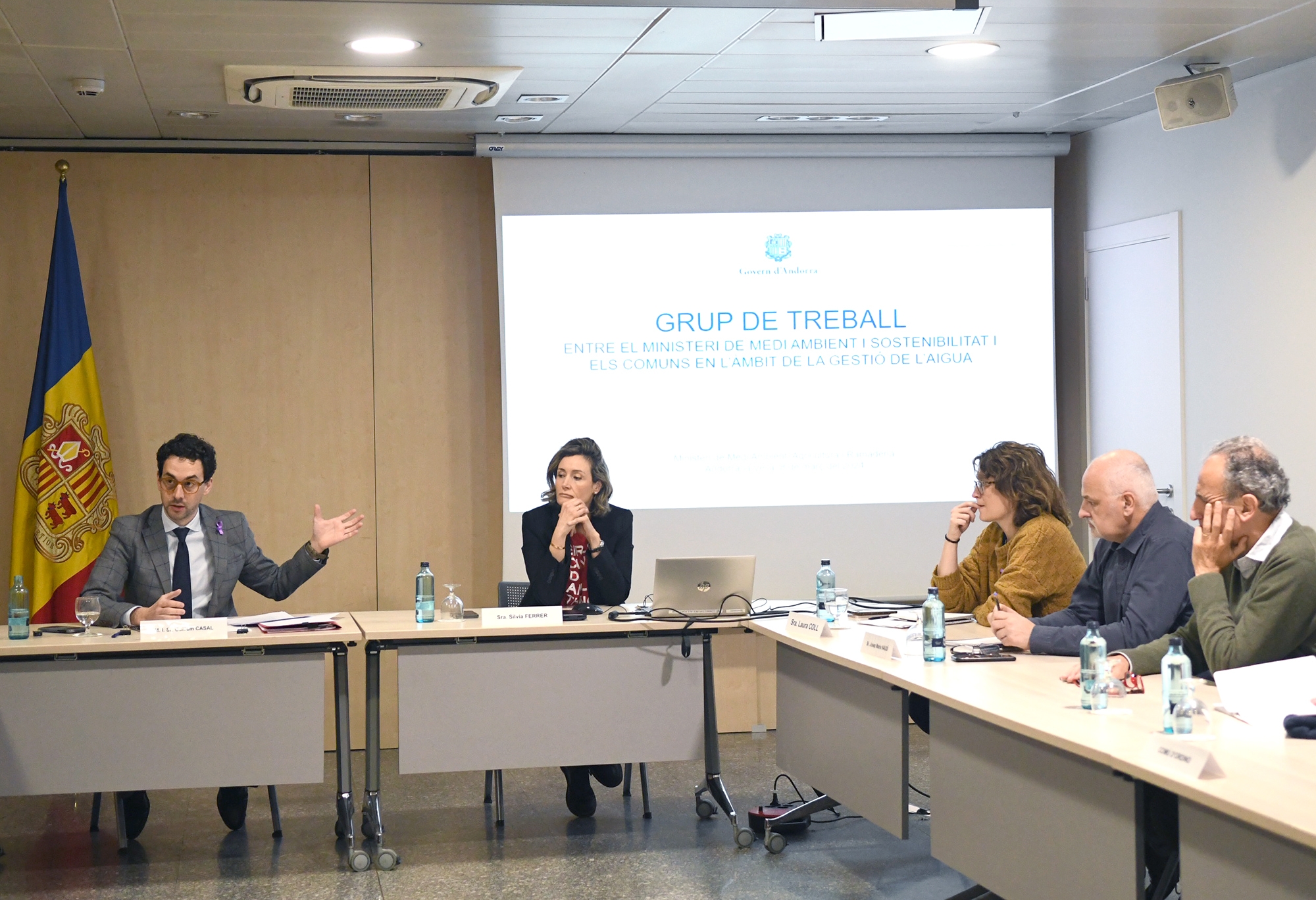 El Govern i els comuns acorden treballar de forma anticipada i coordinada en la gestió de l’aigua