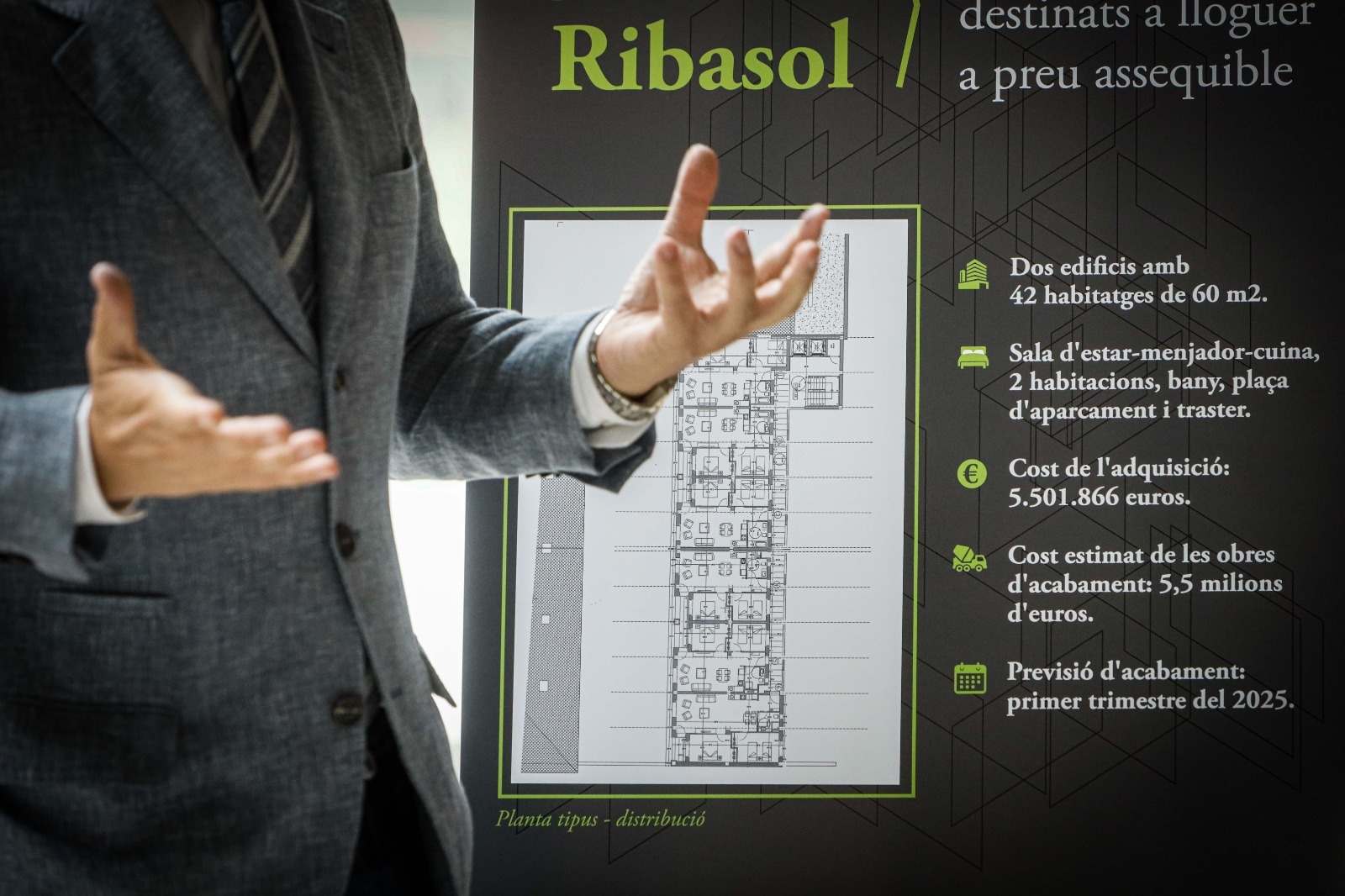 Adjudicades les obres de reforma dels edificis que es destinaran a pisos de lloguer a preu assequible