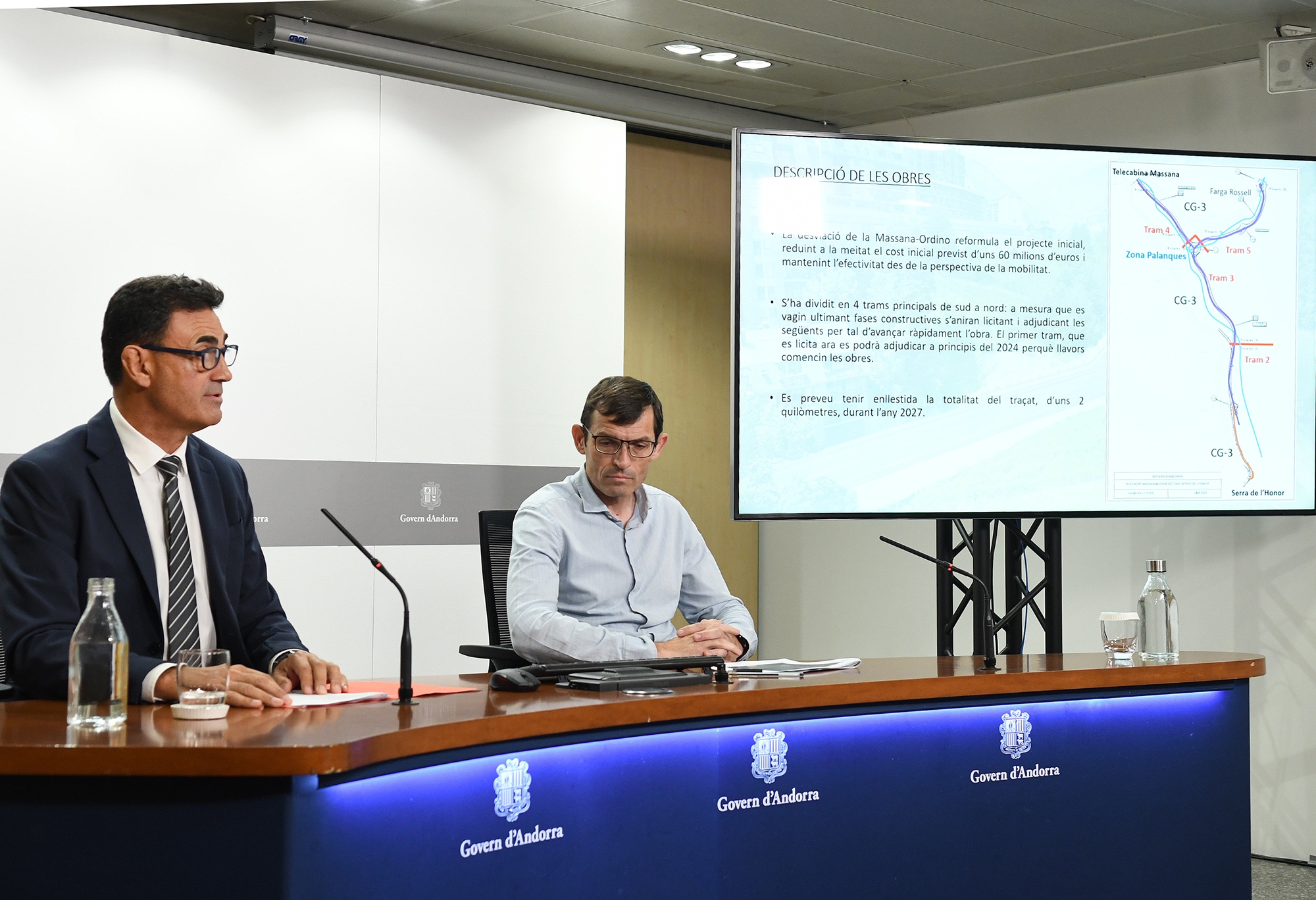 Les obres de construcció de la desviació de la Massana-Ordino començaran a principis de l’any 2024