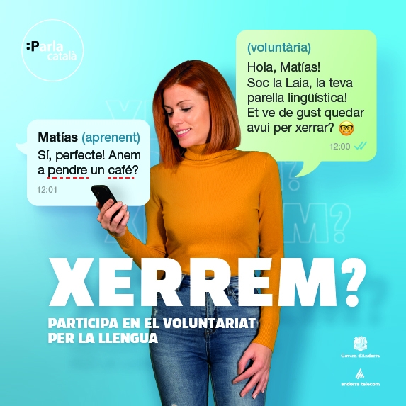Es reactiva la campanya ‘Xerrem?’, del Voluntariat per la llengua