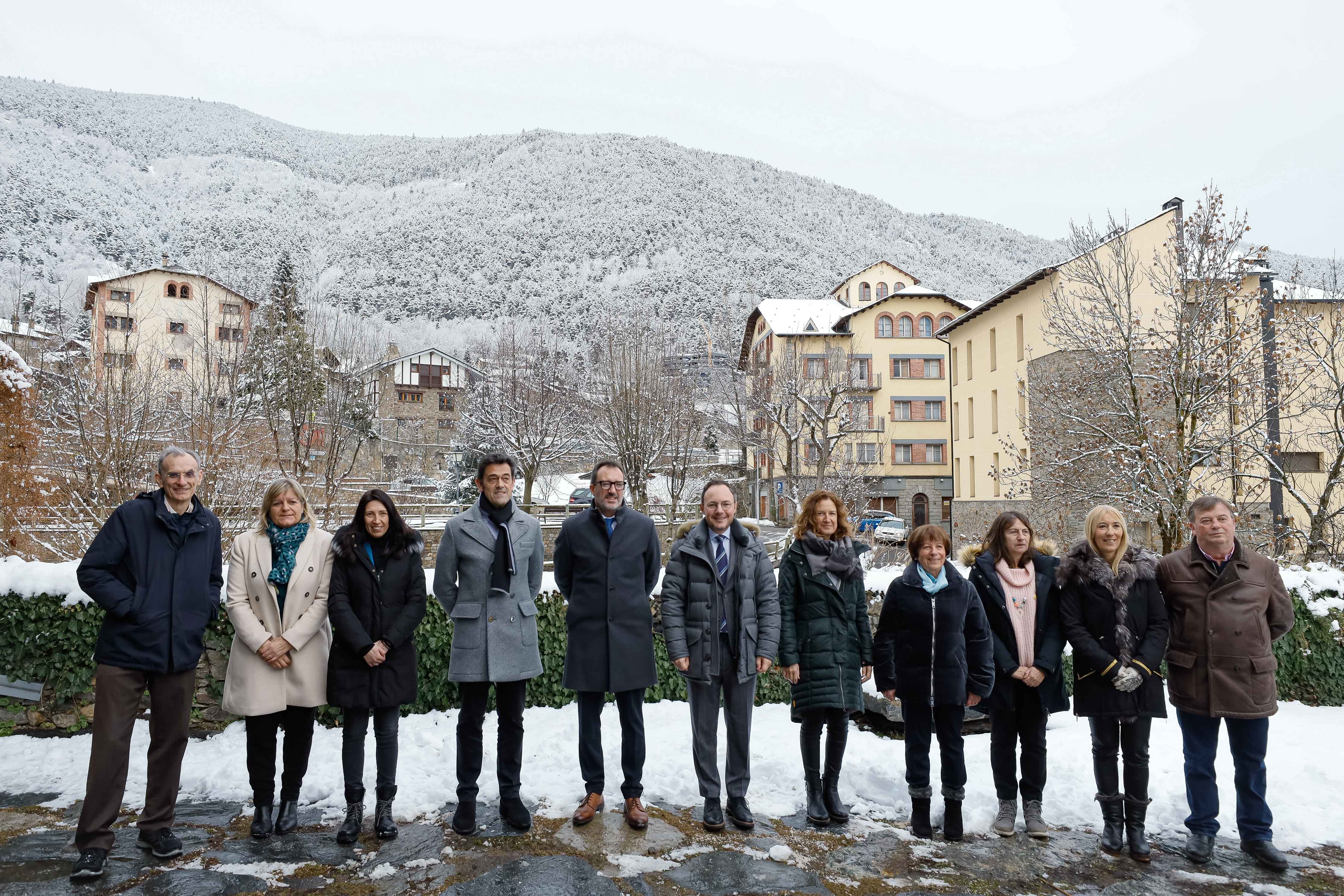 El Govern, el comú i el Quart d’Ordino signen el conveni de cessió d’ús de l’antic Hotel Casamanya