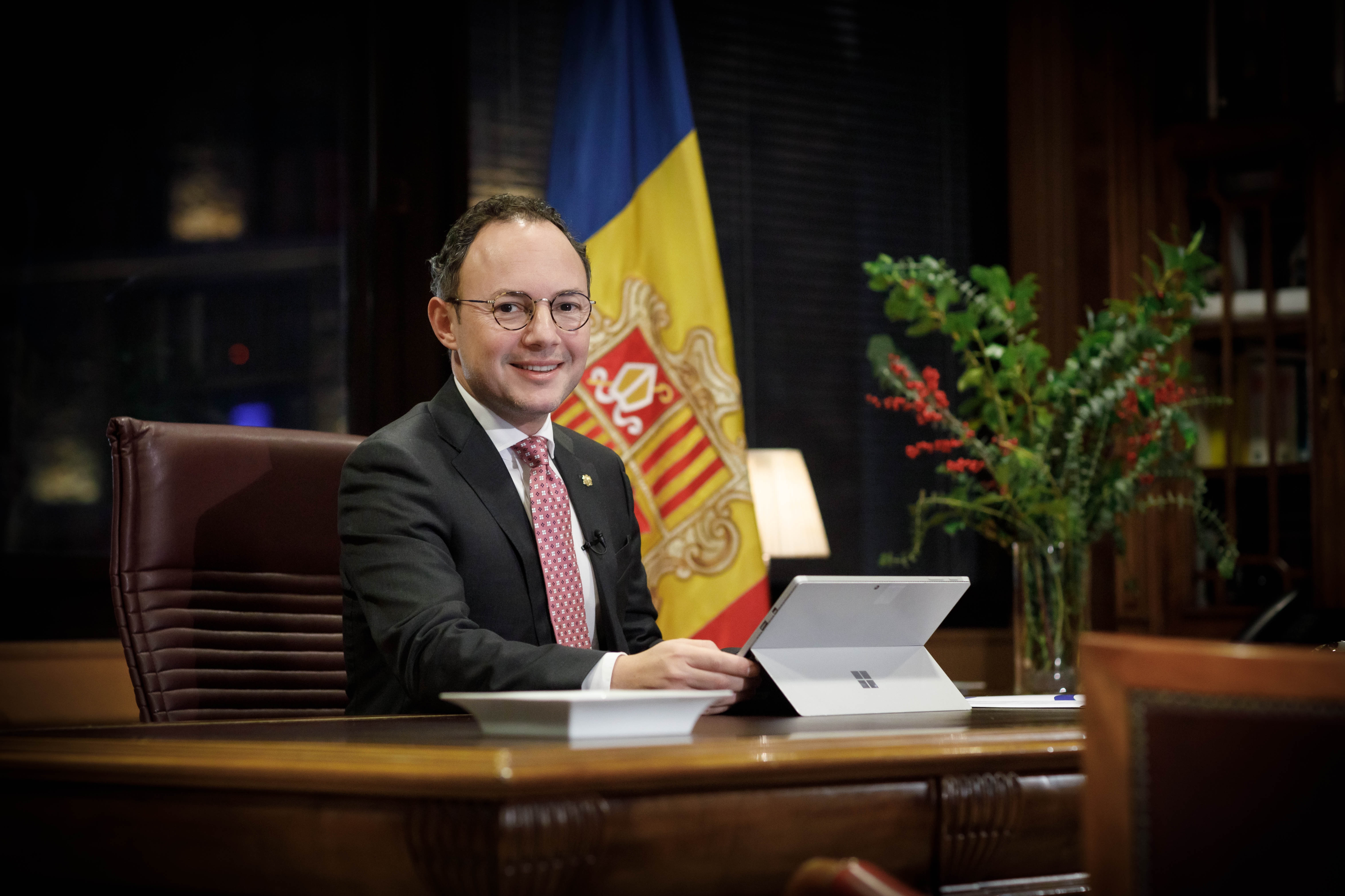 Missatge de Cap d’Any del cap de Govern, Xavier Espot