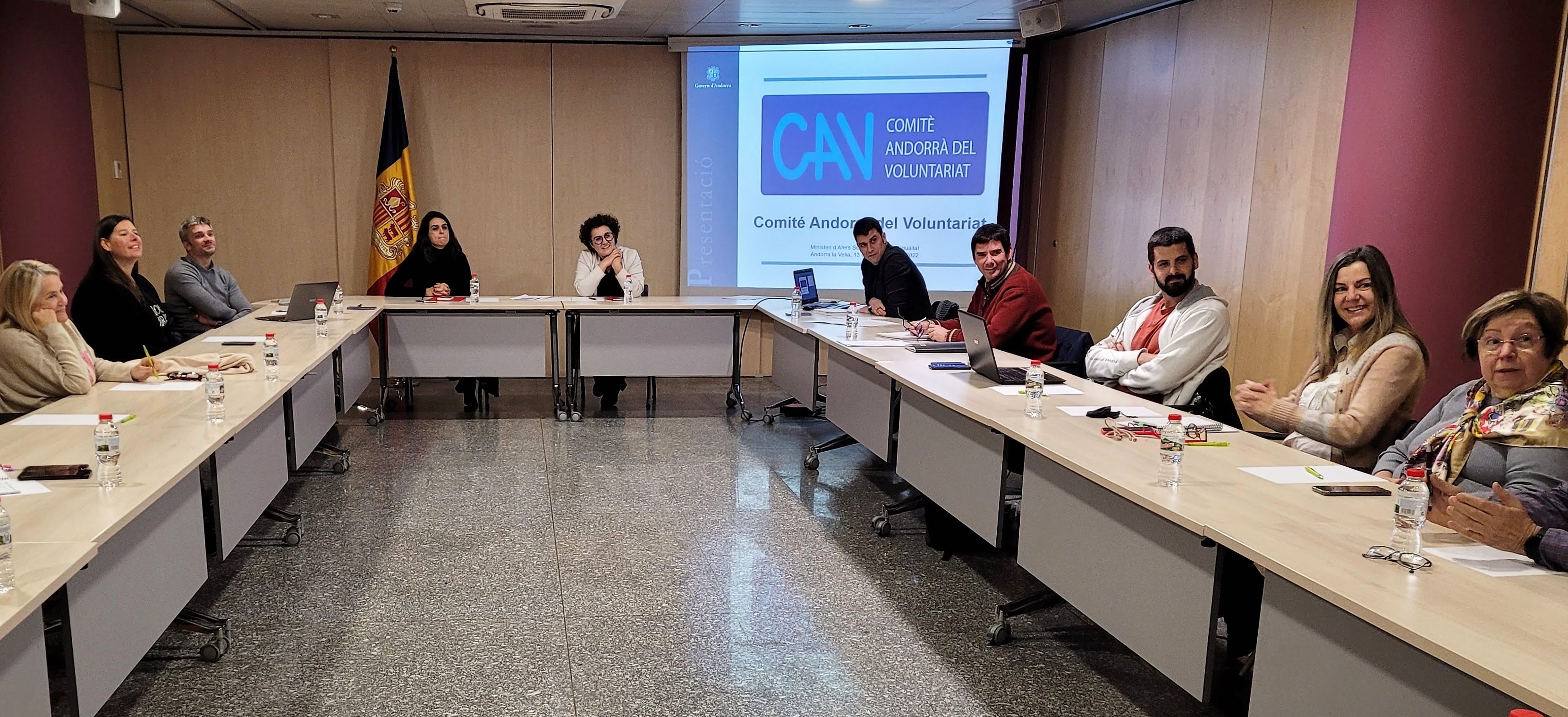 Torna a reunir-se el Comitè Andorrà de Voluntariat després de l’aturada per a la COVID-19