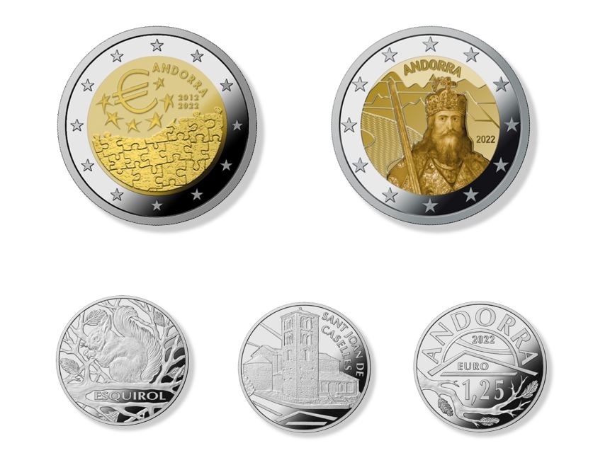 El Govern anuncia una nova emissió de monedes commemoratives i de col·lecció