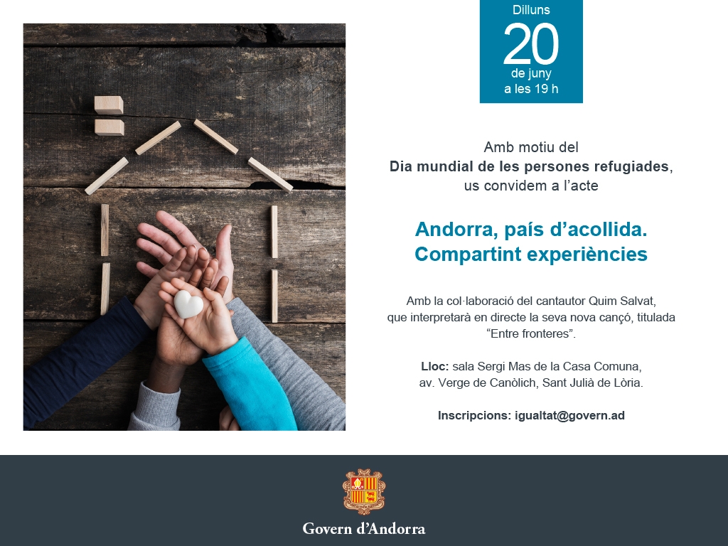 El Govern d'Andorra se suma al Dia mundial de les persones refugiades