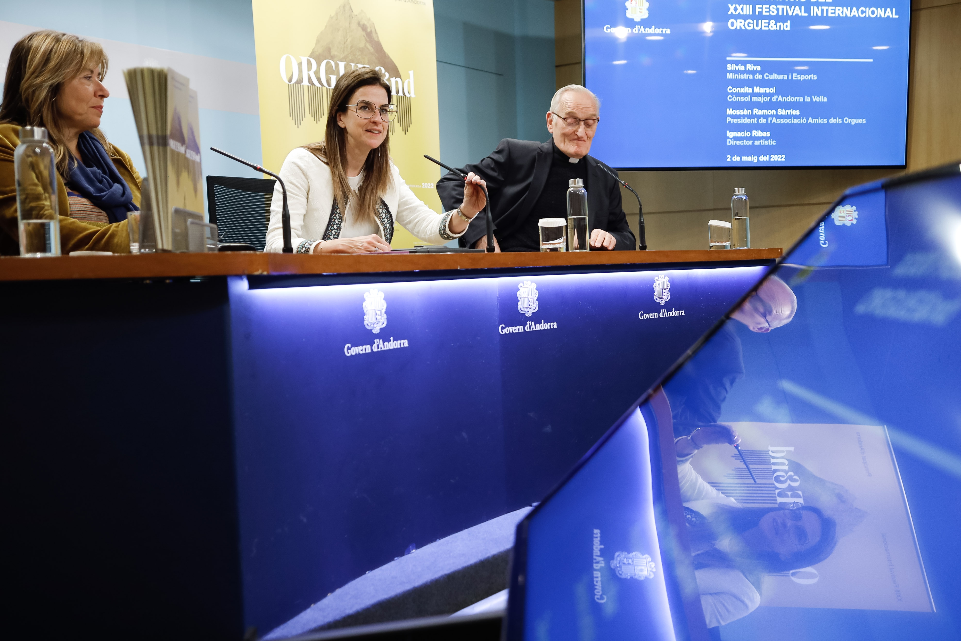 Riva participa en la presentació de la vint-i-tresena edició del Festival Internacional Orgue&nd
