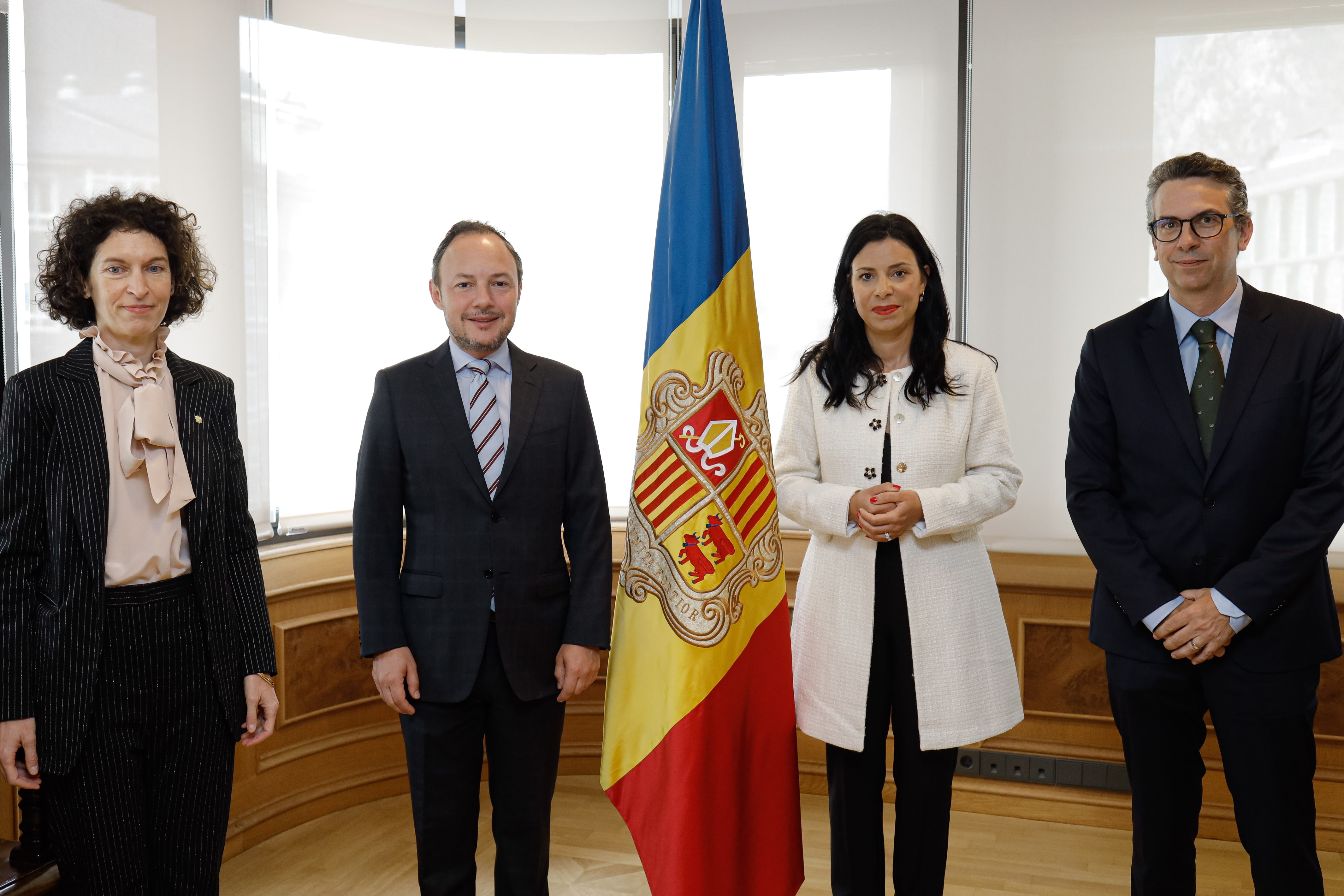 Visita de la ministra d’Afers Exteriors, Educació i Esports de Liechtenstein per enfortir les relacions bilaterals en àmbits com la mobilitat dels joves
