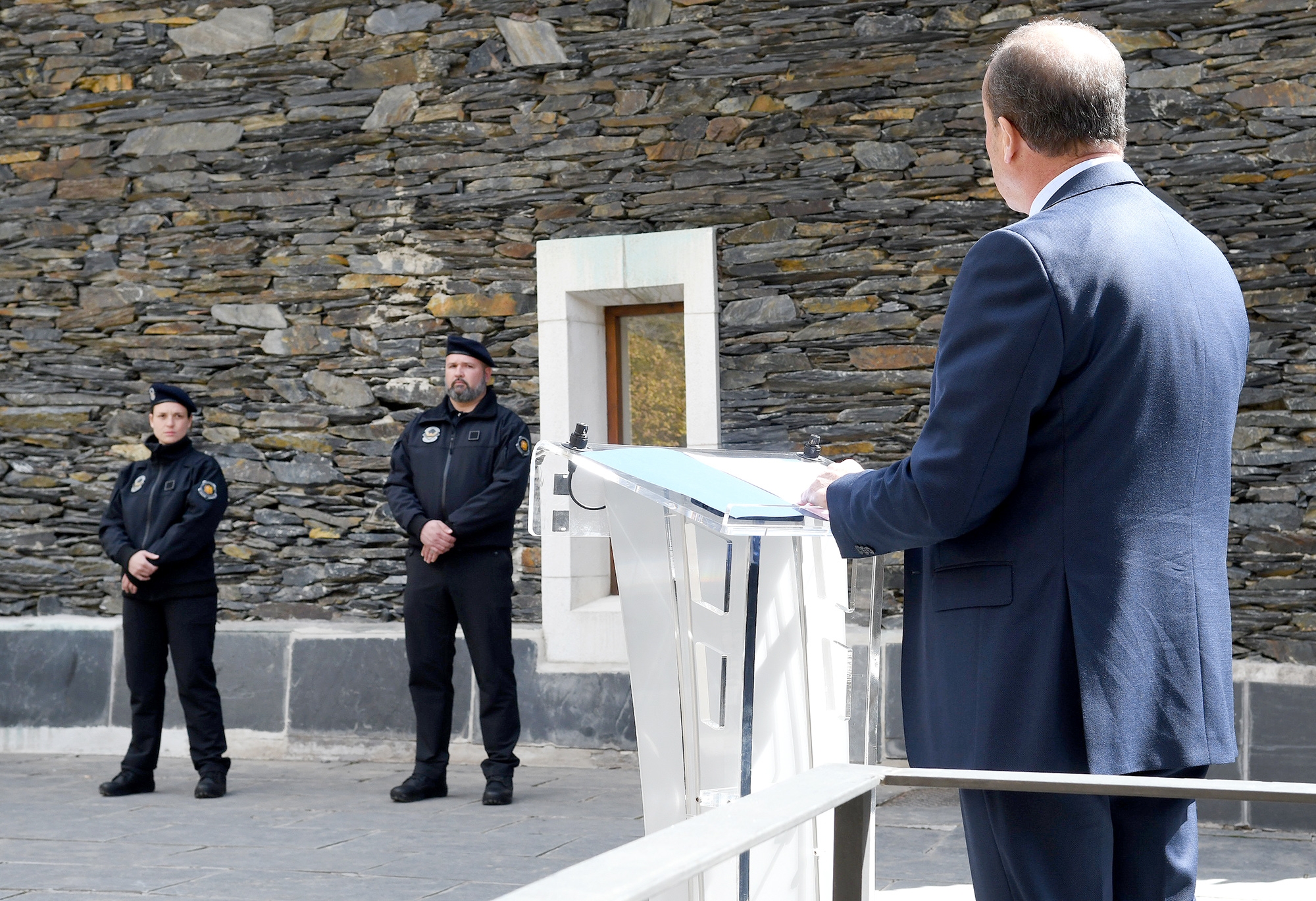 Rossell presideix la cerimònia d'obertura del curs formatiu de la 31a promoció d'agents penitenciaris