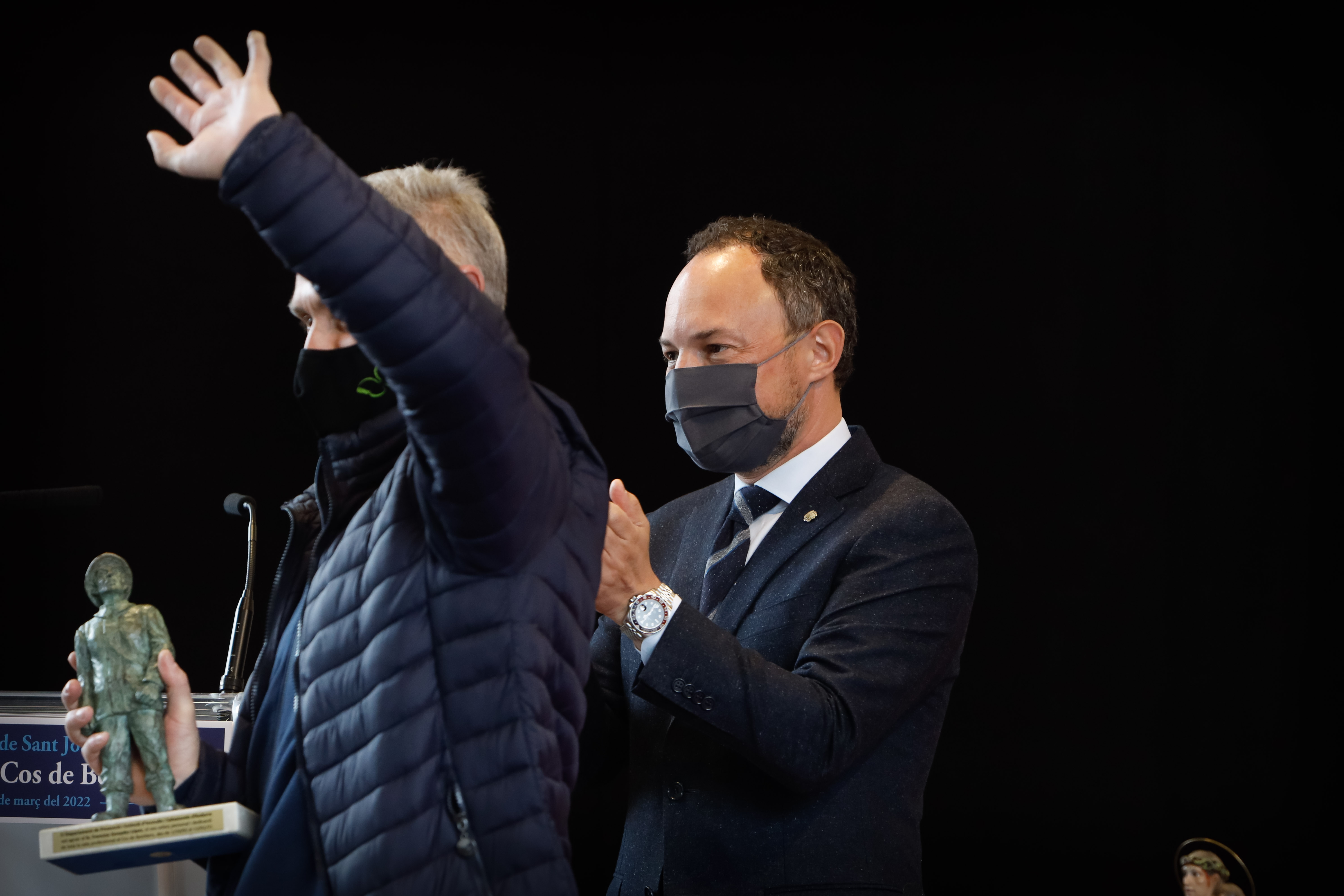 Espot i Rossell agraeixen als Bombers la seva dedicació i implicació en la celebració de la festivitat del patró del Cos