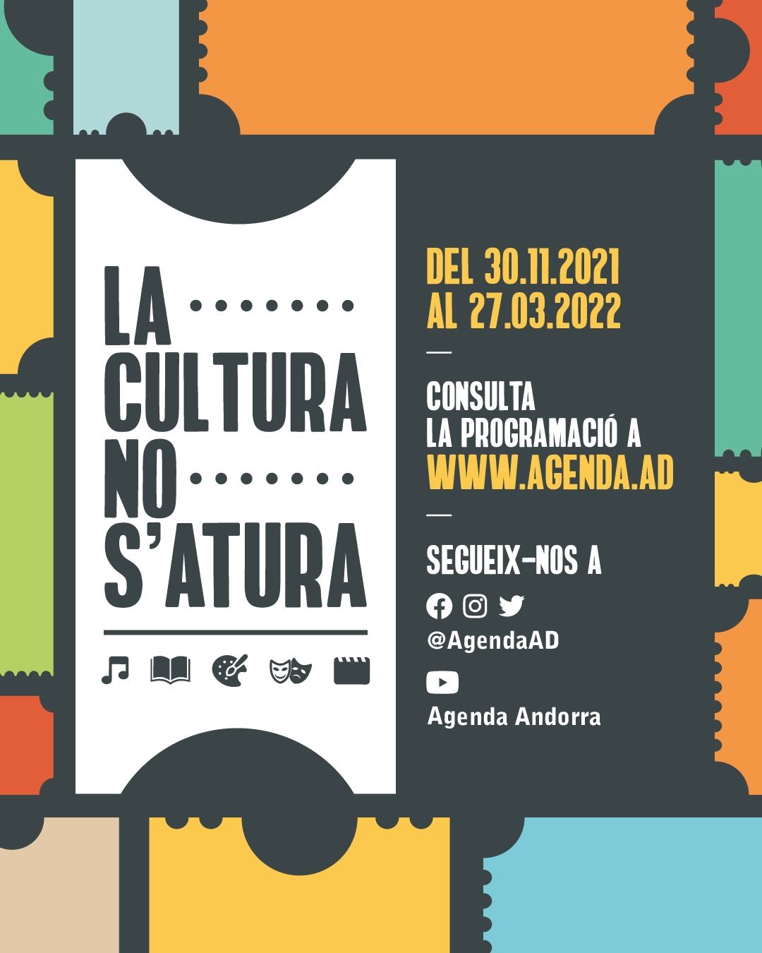 Noves activitats transversals per gaudir de la cultura arreu del país amb el programa ‘La cultura no s’atura’