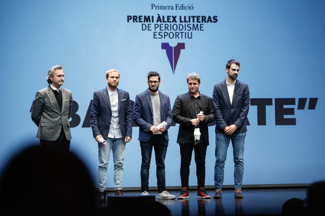 Primera gala d’entrega del Premi Àlex Lliteras de periodisme esportiu dotat pel Govern