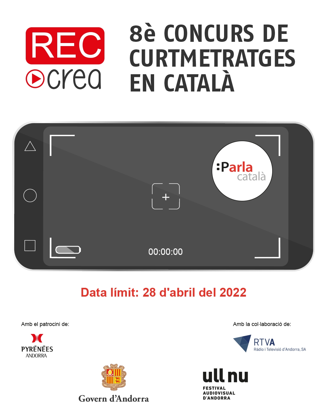 Política Lingüística convoca el vuitè Concurs de curtmetratges RECcrea per a joves estudiants