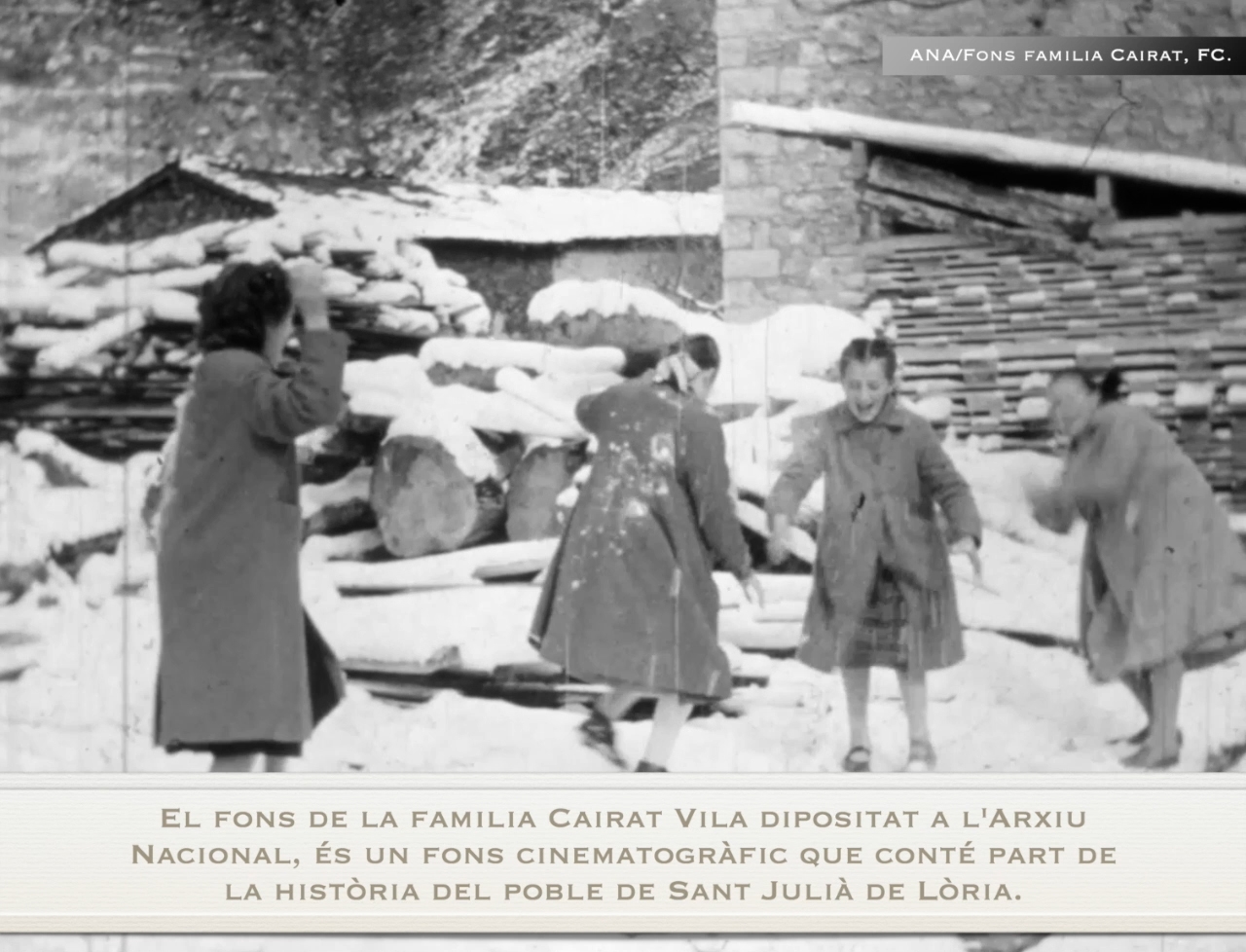 El Sant Julià de Lòria dels anys 50 per celebrar el Dia mundial del patrimoni audiovisual