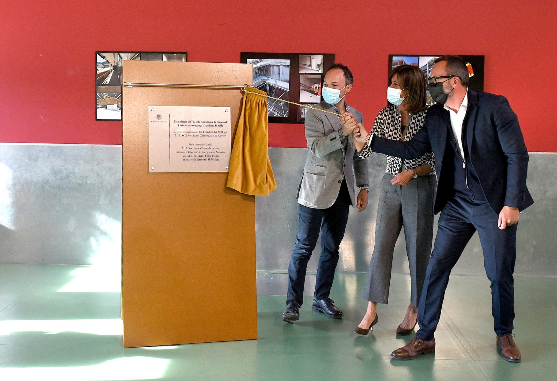 Espot inaugura l’ampliació de les escoles d’Andorra la Vella i Santa Coloma