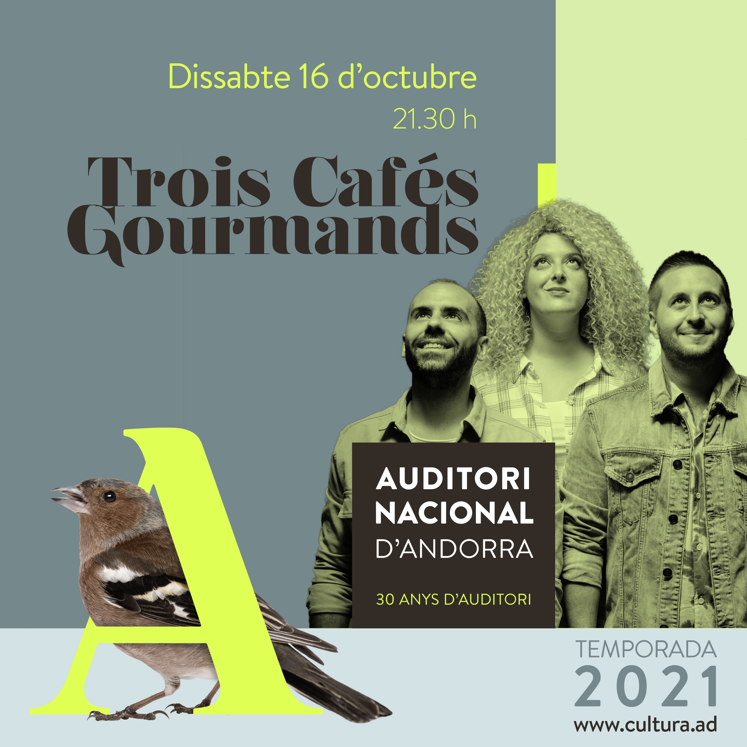S’amplia l’aforament per als dos últims concerts de la Temporada 2021 de l’Auditori Nacional