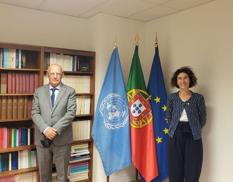 La ministra Maria Ubach es reuneix amb el ministre d’Afers Exteriors de Portugal, Augusto Santos Silva