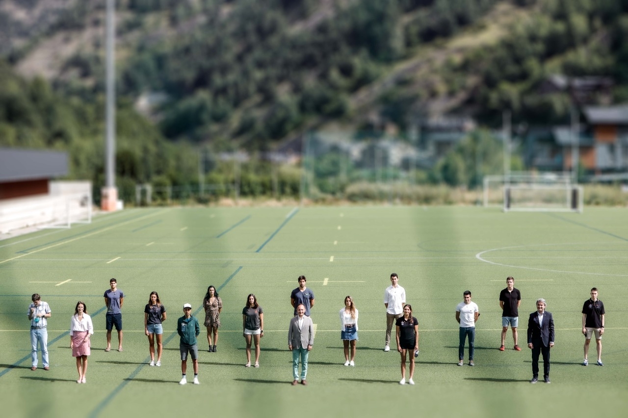 Espot, Riva i Ruiz reben els representants andorrans als Jocs Olímpics i als esportistes amb els resultats més destacats de la temporada