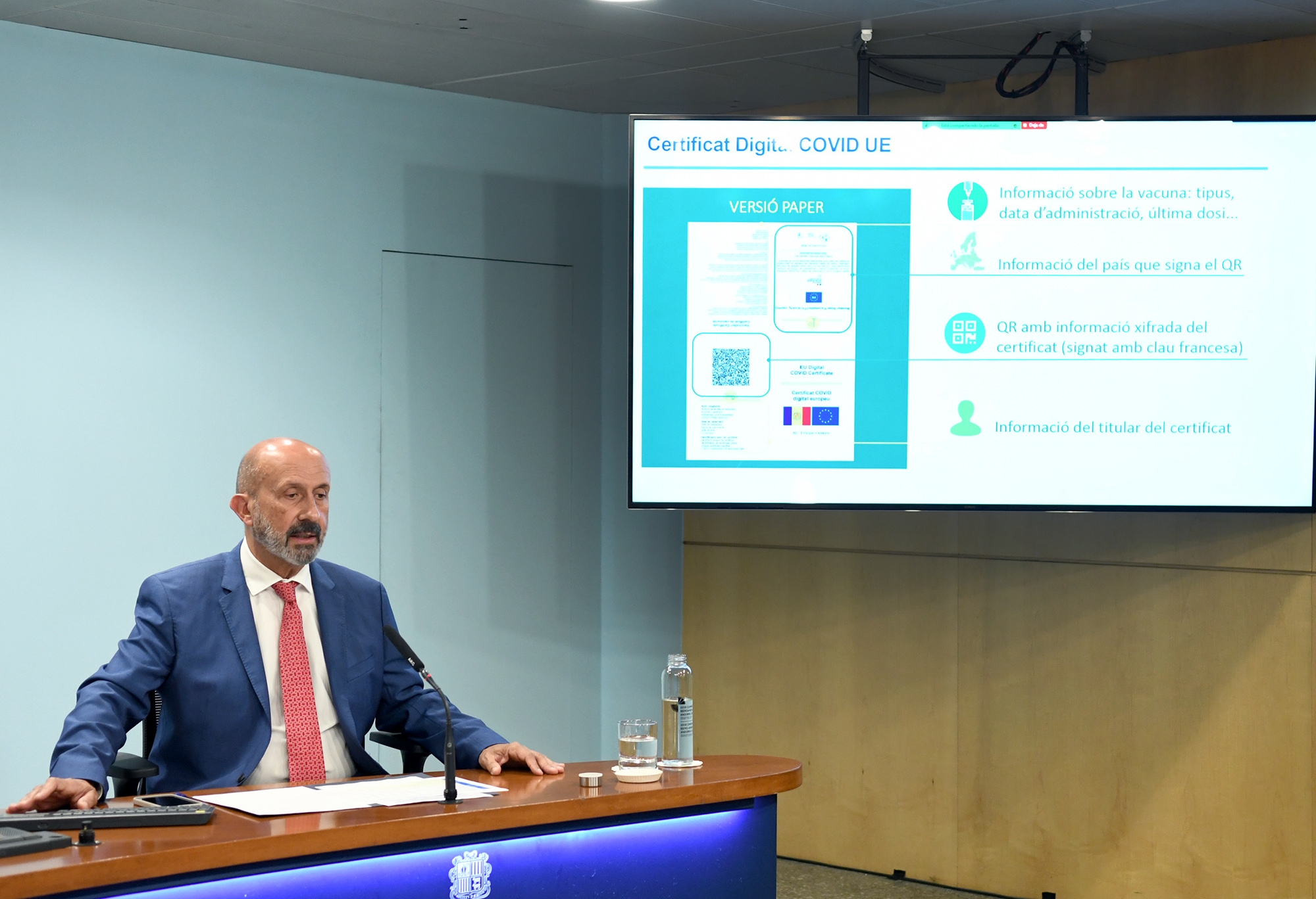 Els certificats digitals COVID començaran a entregar-se dijous