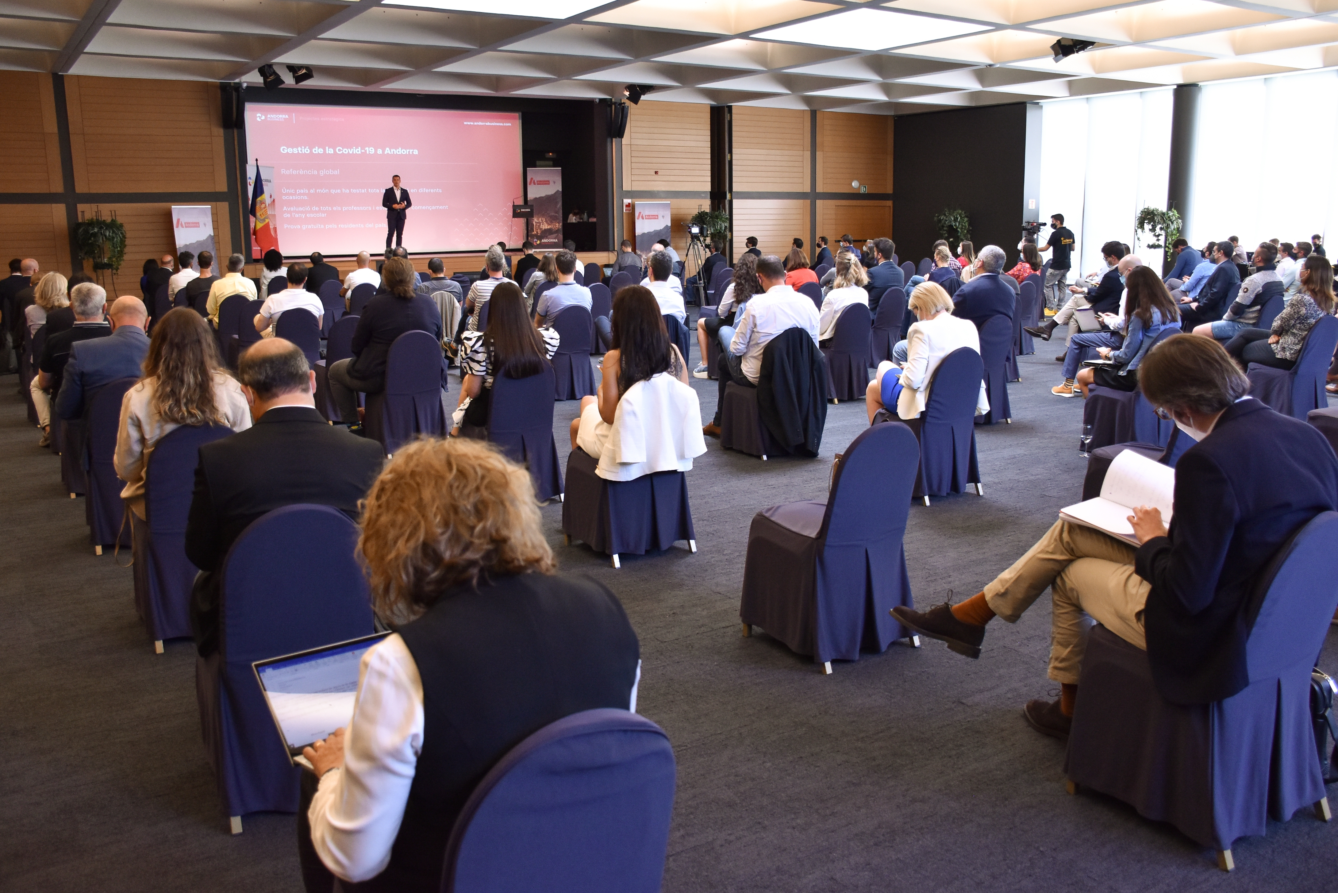 La primera edició de l’Andorra Business Market reuneix més d’un centenar de participants entre empresaris, inversors i emprenedors