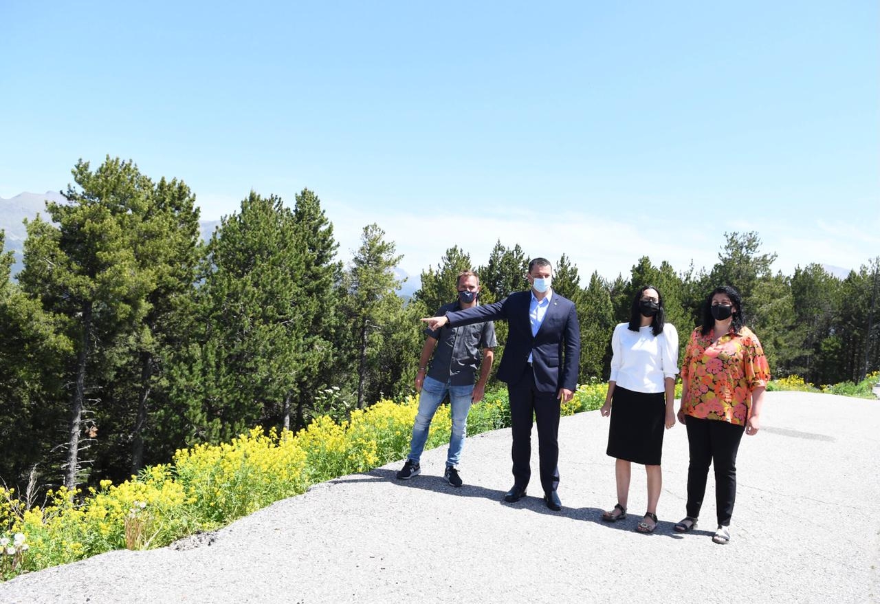 Gallardo presenta el projecte d’Heliport Nacional a la Caubella