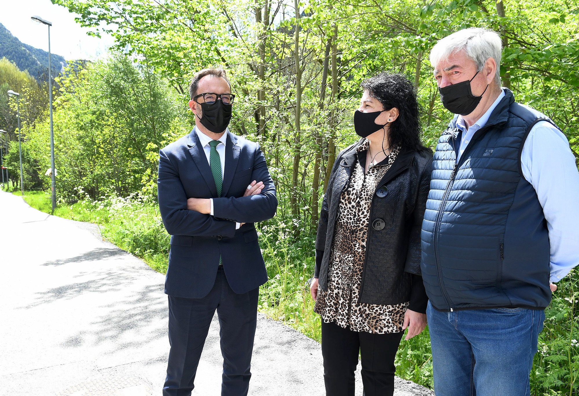 Filloy visita l’inici de les obres d’eixample de la CG-3 entre la rotonda del túnel de les Dos Valires i la CS d’Anyós, així com l’eixample de la CG-5 a l’entrada d’Arinsal