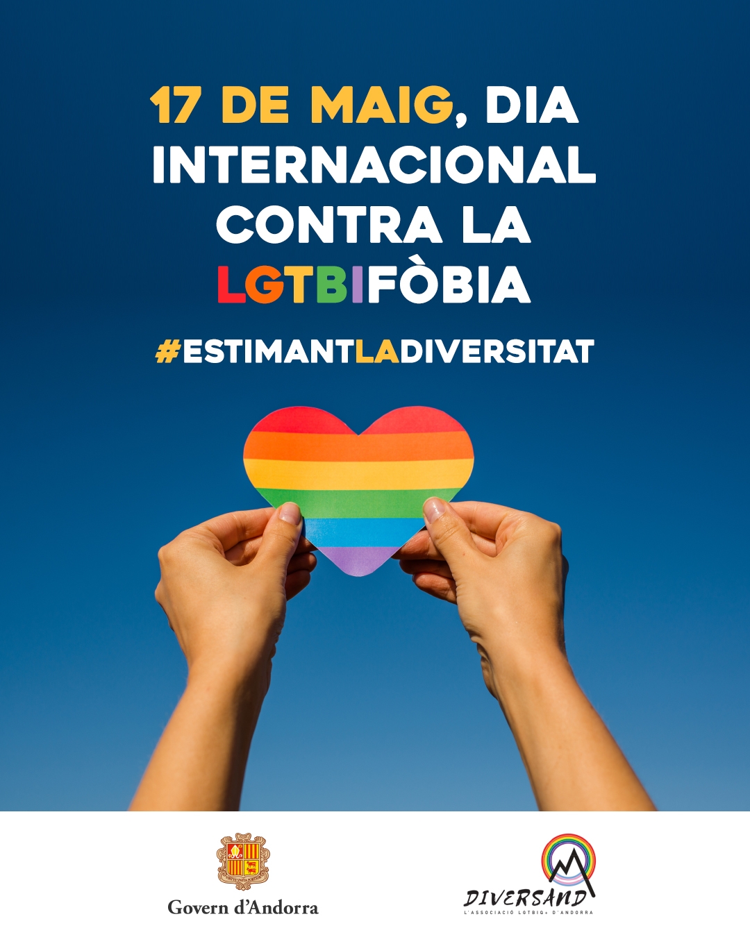 El Govern s’afegeix un any més al Dia Internacional contra la LGTBIfòbia