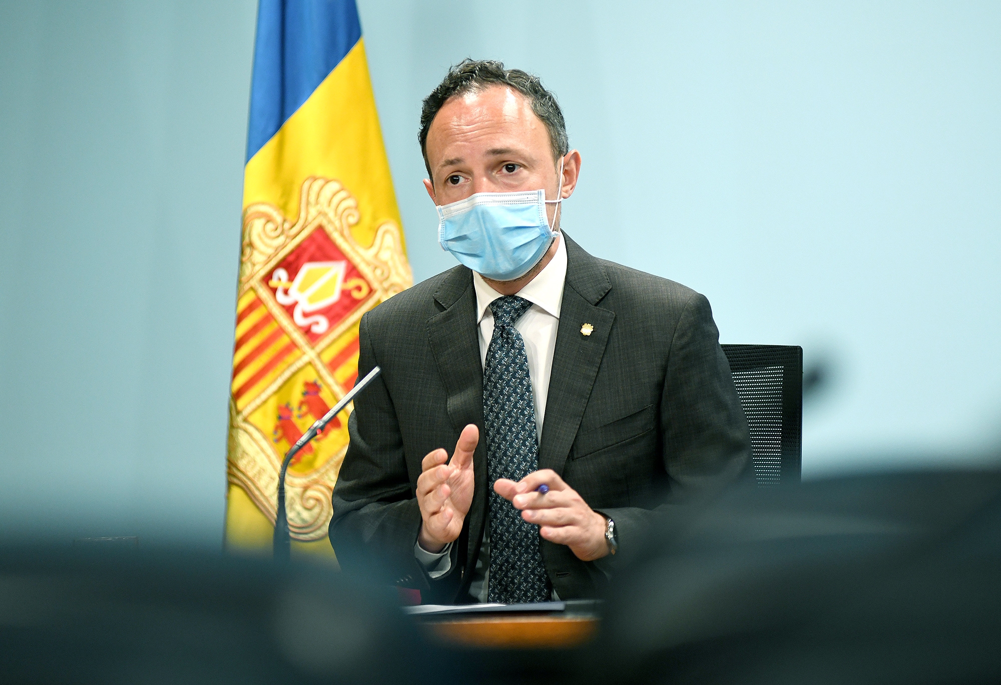 Xavier Espot anuncia la nova estructura del Govern