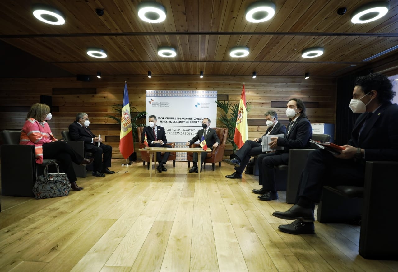 Espot i Sánchez comparteixen aspectes de l’actual context de pandèmia des de la dimensió sanitària, econòmica, social i de la mobilitat