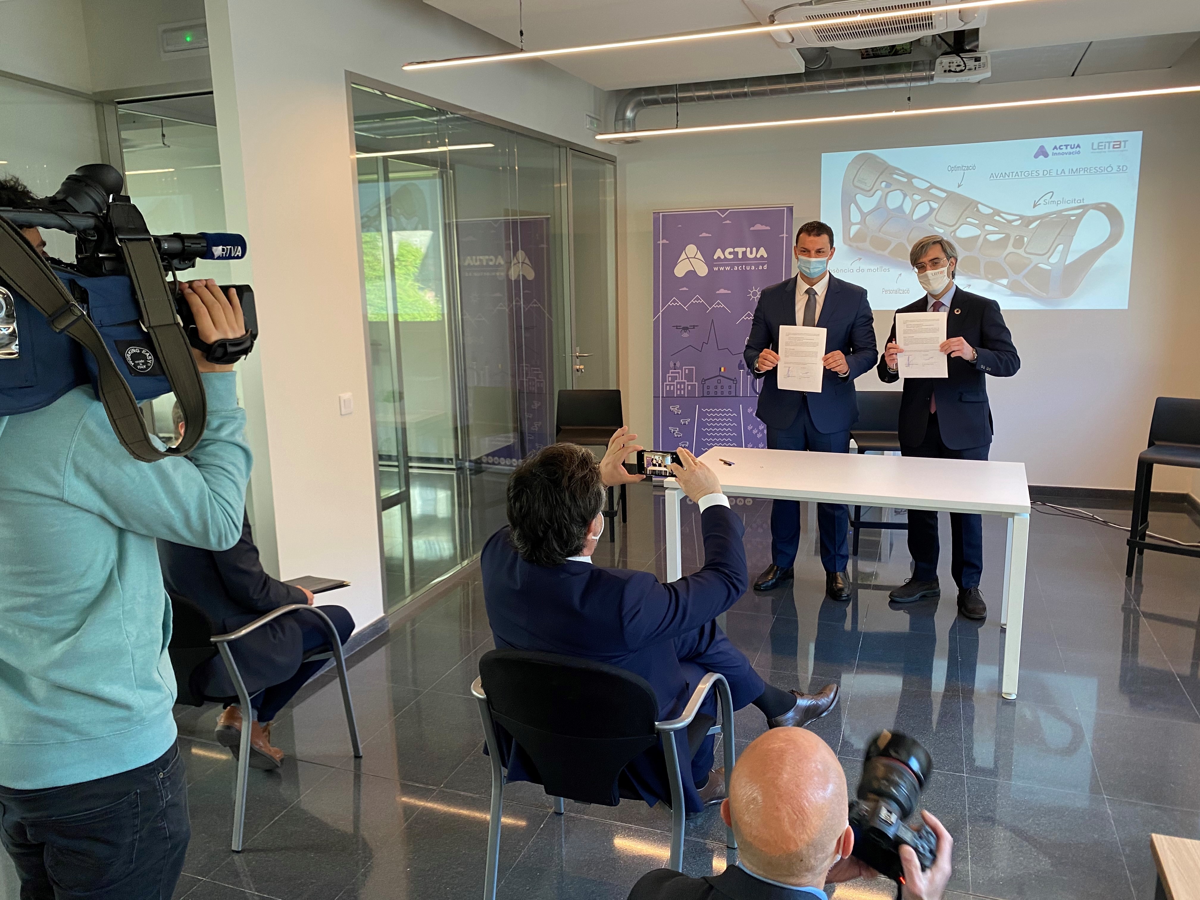Andorra tanca un acord amb Leitat per potenciar la industria 4.0